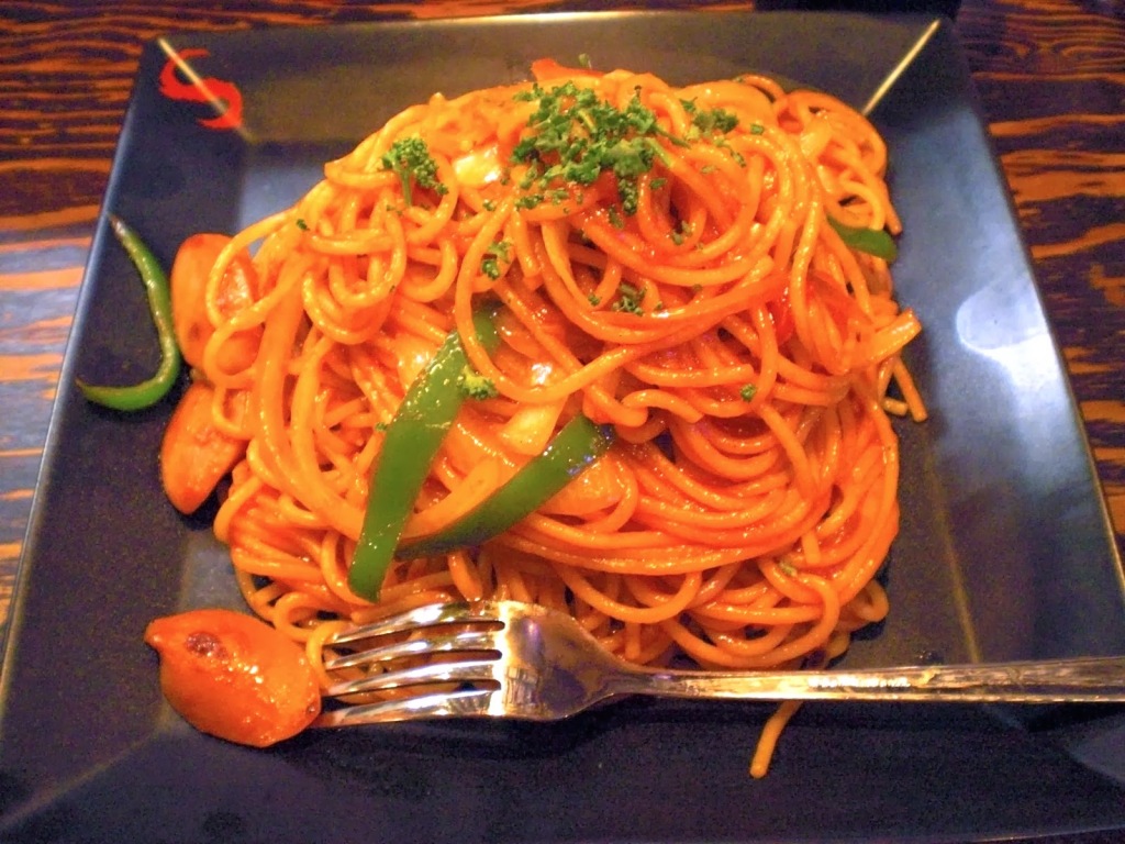 ラーメン屋さんのナポリタン