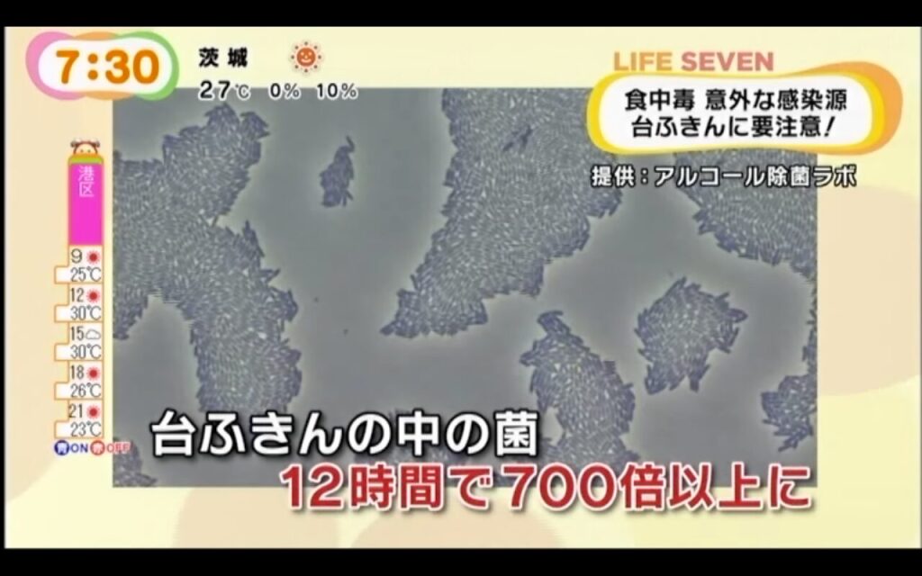 めざましテレビ　気温上昇で食中毒に注意・料理する時の落とし穴