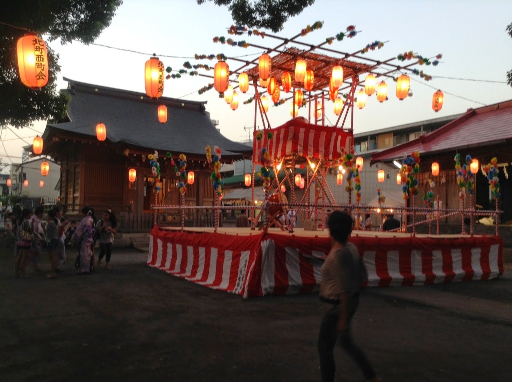 北町の神社のお祭り