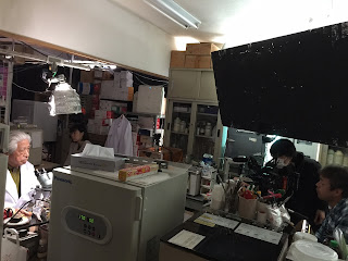 社内研究部の情景撮影でした