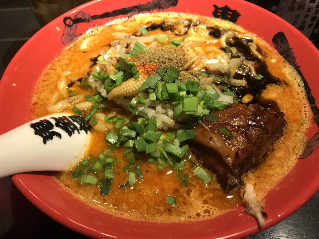 カラシビ味噌らー麺鬼金棒さんに行ってきました