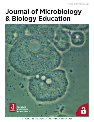 論文の写真が、『Journal of Microbiology & Biology Education』誌・12月号のカバー写真に選定されました。